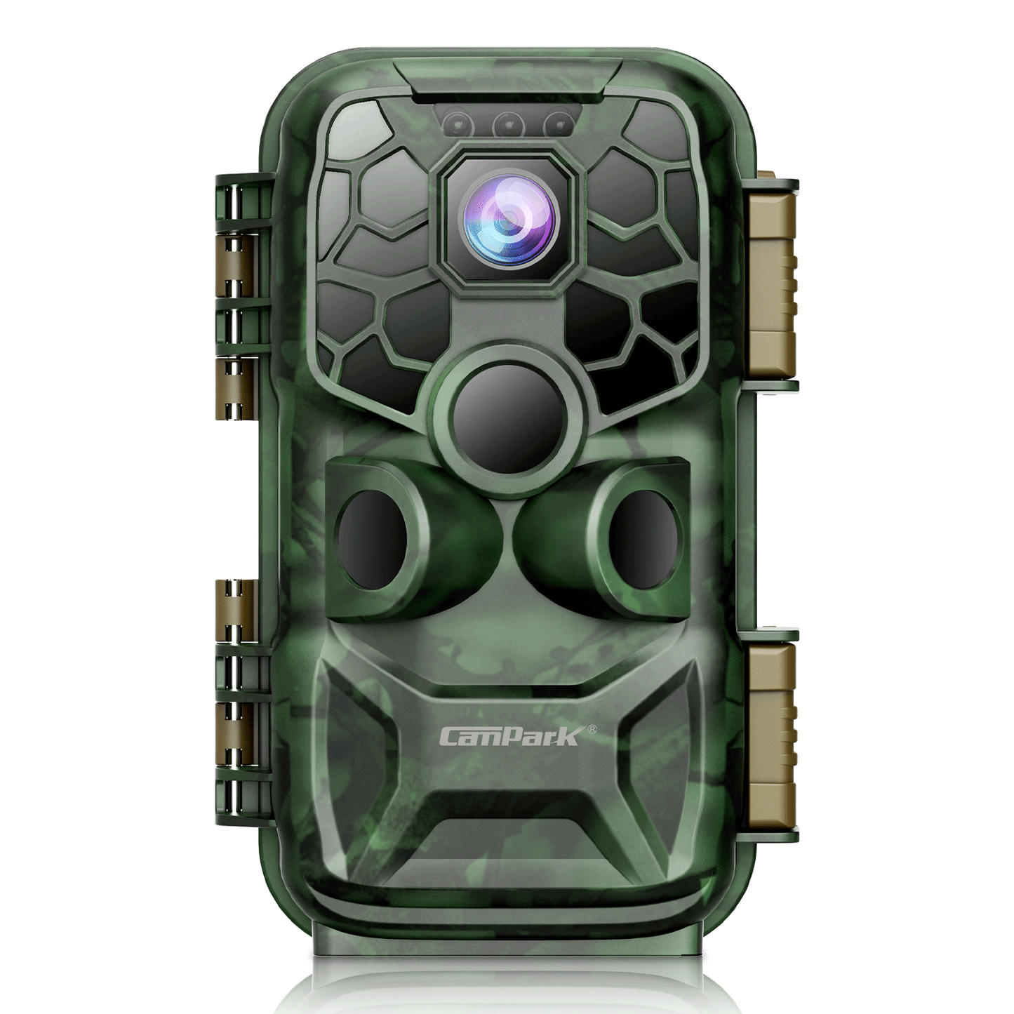CAMPARK 42MP Native 4K 30fps Trail Game Camera WiFi Bluetooth Hunting Deer Camera with Night Vision 3 PIR Sensor Waterproof IP66 Motion Activated 120° Wide Angle Trail Cam for Wildlife Monitoring