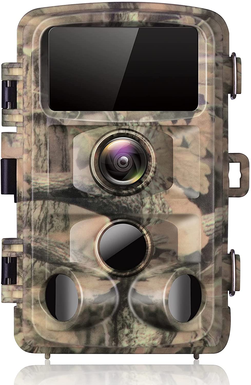 CAMPARK Trail Camera 1080P Game Deer Hunting Camera Infrared 42pcs 850nm IR Night Vision Waterproof 120° Wide Angle Motion Activated Trail Cam for Wildlife Monitoring 2.4" LCD