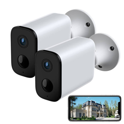 TOGUARD 2 PACK Security Camera with Motion Detection,2-Way Audio,Night Vision,Remote Access and SD Storage