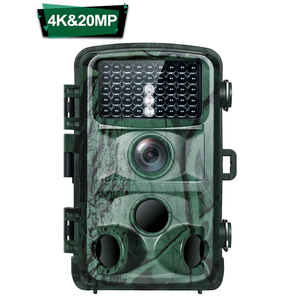 TOGUARD Trail Camera 4K 20MP Night Vision Waterproof 2.4"LCD Screen H45A